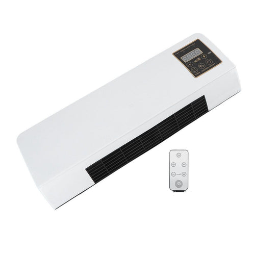 Calefactor de Pared Eléctrico con Control Remoto – Bajo Consumo y Calentamiento Rápido